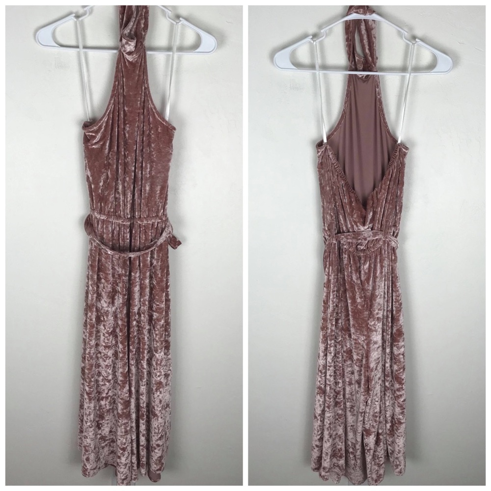 Somedays Lovin Velvet Culotte Jumpsuit New With Tags
